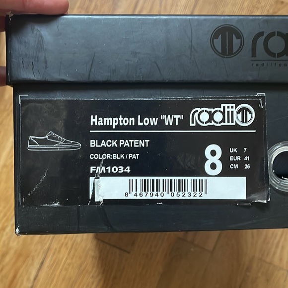 Radii Hampton Low WT black patent size 8 - Picture 5 of 5